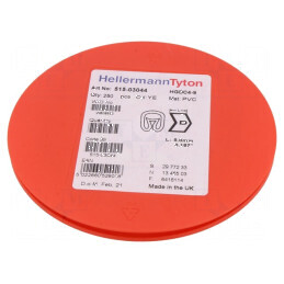 Markere Marcaj PVC galben 4-9mm -65÷105°C | Electronic-mag.ro | Componente Electronice