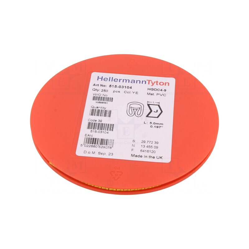 Markere Marcaj PVC Galben 4-9mm -65÷105°C | Electronic-mag.ro | Componente Electronice Markere Marcaj PVC Galben 4-9mm -65÷105°C | Electronic-mag.ro | Componente Electronice