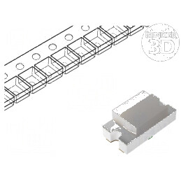 LED SMD 1206 roșie 140mcd 20mA 622nm 120° 3,2x1,5x1,1mm | Electronic-mag.ro | Componente Electronice