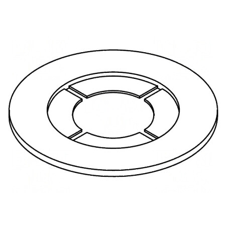Şaibă rotundă D5,15mm h0,81mm poliamidă - 1 bucata | Electronic-mag.ro | Componente Electronice