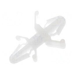 Distanțier PCB Poliamidă 6,3mm Clichet Natural | Electronic-mag.ro | Componente Electronice
