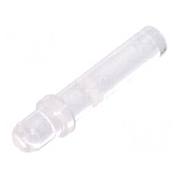 Tub LED rotund Ø3mm convex drept | Electronic-mag.ro | Componente Electronice