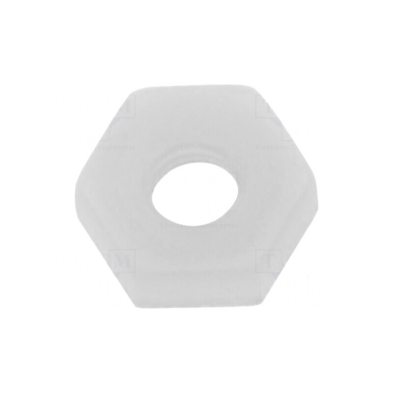 Piuliță hexagonală M2 din poliamidă, înălțime 1,4mm, diametru 4mm | Electronic-mag.ro | Componente Electronice Piuliță hexagonală M2 din poliamidă, înălțime 1,4mm, diametru 4mm | Electronic-mag.ro | Componente Electronice