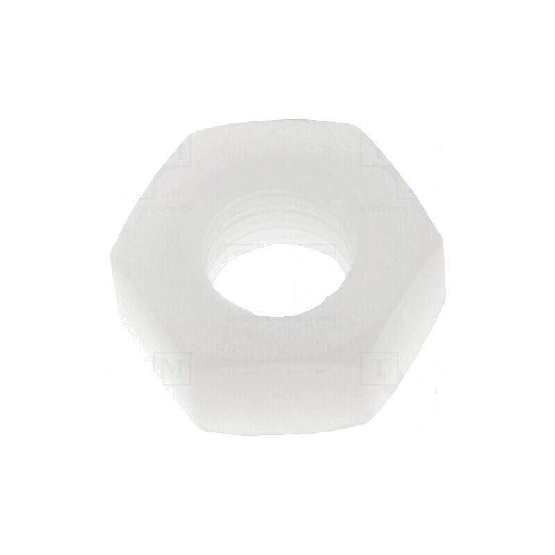 Piuliță hexagonală M4 din poliamidă H: 3,3mm 7mm | Electronic-mag.ro | Componente Electronice Piuliță hexagonală M4 din poliamidă H: 3,3mm 7mm | Electronic-mag.ro | Componente Electronice