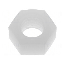 Piuliță hexagonală M5 poliamidă 4,4mm 8mm | Electronic-mag.ro | Componente Electronice