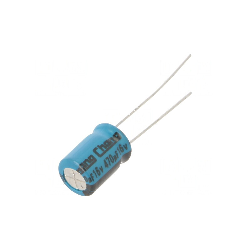 Condensator electrolitic THT 470uF 16VDC Ø8x11,5mm ±20% 61mΩ | Electronic-mag.ro | Componente Electronice Condensator electrolitic THT 470uF 16VDC Ø8x11,5mm ±20% 61mΩ | Electronic-mag.ro | Componente Electronice
