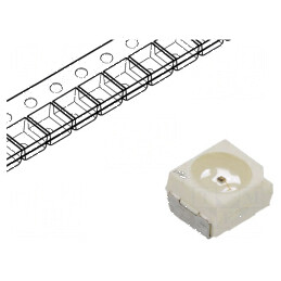 LED SMD 4040 Verde 56-140mcd 3,8x3,8x2,85mm 120° 20mA | Electronic-mag.ro | Componente Electronice