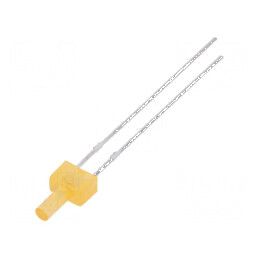 LED 2mm portocalie 20-45mcd 130° plat | Electronic-mag.ro | Componente Electronice