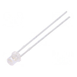 LED 3mm Albastru 350-600mcd 100° Plat | Electronic-mag.ro | Componente Electronice