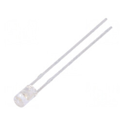 LED 3mm Albastru Plat 100° 460÷780mcd | Electronic-mag.ro | Componente Electronice