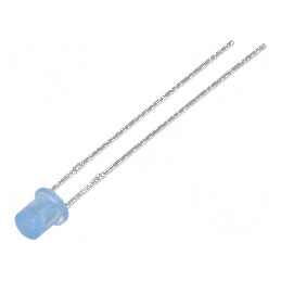 LED 3mm Albastru 210-350mcd 110° Plat | Electronic-mag.ro | Componente Electronice