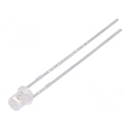 LED 3mm Verde Plat 2200÷3800mcd 100° | Electronic-mag.ro | Componente Electronice