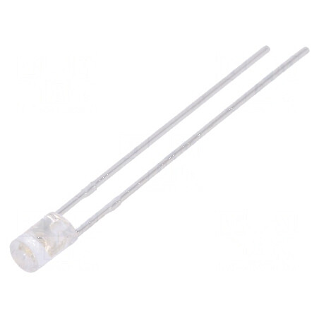 LED 3mm Verde 2200-3800mcd 100° Plat Frontal | Electronic-mag.ro | Componente Electronice