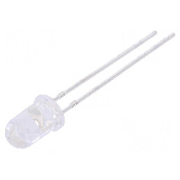 LED 5mm roșie 4000mcd 15° convex, Nr. term: 2 | Electronic-mag.ro | Componente Electronice