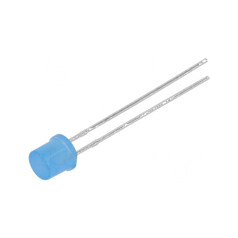 LED 5mm Albastru 210-350mcd 110° Plat | Electronic-mag.ro | Componente Electronice