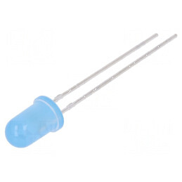 LED 5mm Albastru 350-600mcd 60° Convex | Electronic-mag.ro | Componente Electronice