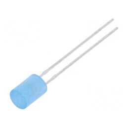 LED 5mm Albastru Plat 110° 160-270mcd | Electronic-mag.ro | Componente Electronice