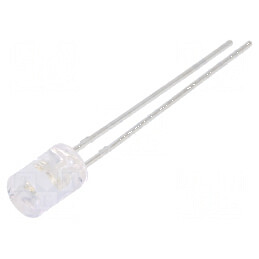 LED 5mm Verde 2200-3800mcd 100° Plat | Electronic-mag.ro | Componente Electronice