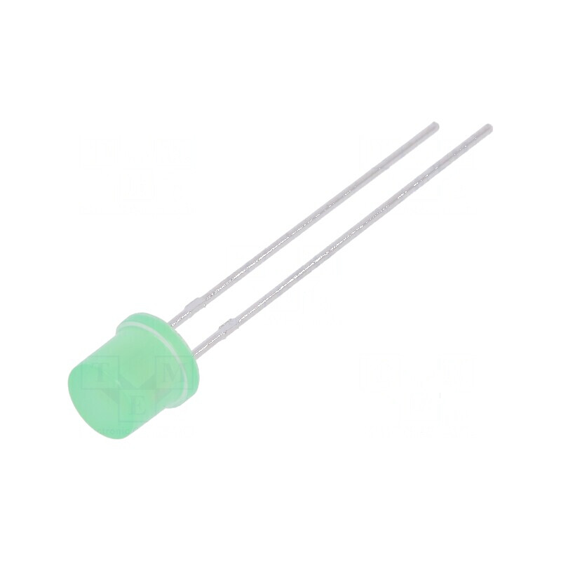 LED 5mm Verde Plat 1000-1700mcd 110° | Electronic-mag.ro | Componente Electronice