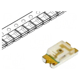 LED SMD 1206 Verde 2V 20mA 130° 3,2x1,6x1,1mm | Electronic-mag.ro | Componente Electronice