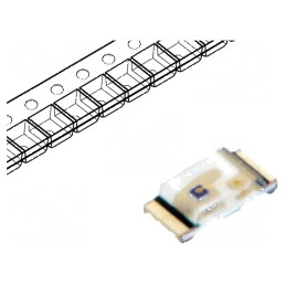 LED SMD 0603 portocalie 11,2-45mcd 1,6x0,8x0,35mm 130° 5mA | Electronic-mag.ro | Componente Electronice