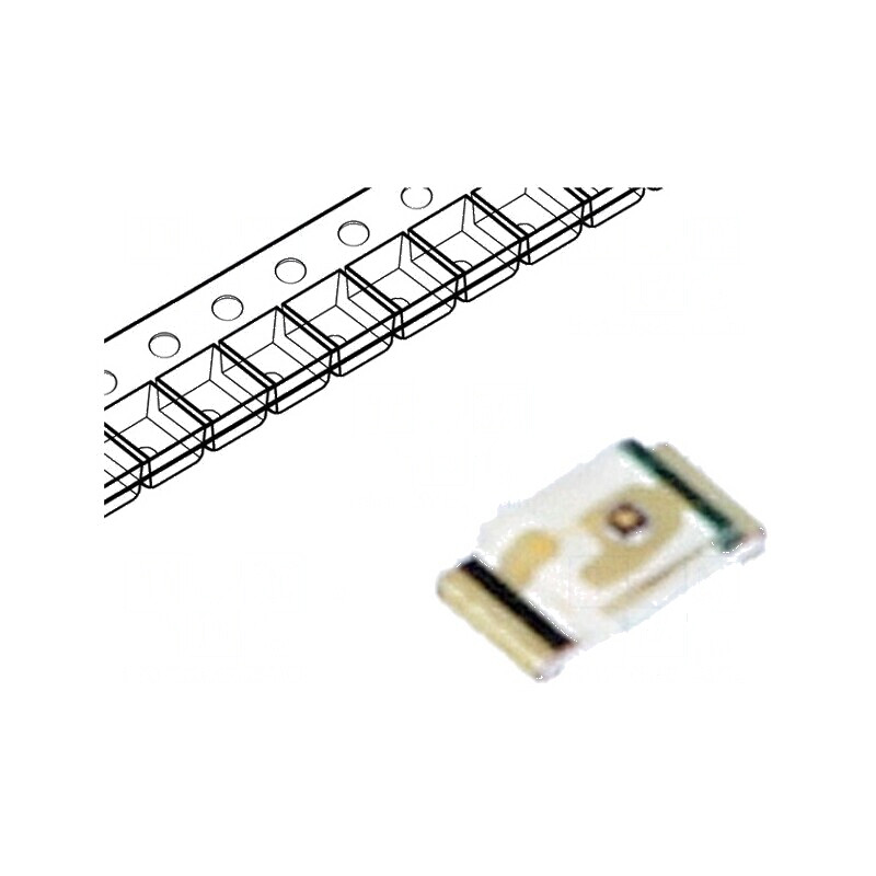 LED SMD 0603 roșie 7,1-45mcd 1,6x0,8x0,35mm 130° 1,7-2,3V | Electronic-mag.ro | Componente Electronice