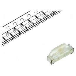LED SMD 0802 Albastru 30-70mcd 2,1x0,6x1mm 120° 20mA | Electronic-mag.ro | Componente Electronice