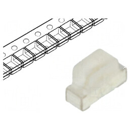 LED SMD 0602 Verde 350-600mcd 1,7x0,6x1,1mm 120° 20mA | Electronic-mag.ro | Componente Electronice