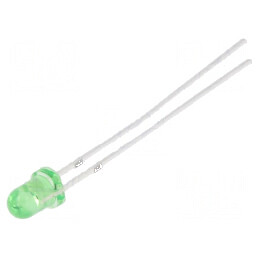 LED 3mm galben-verde 330-500mcd 30° convex | Electronic-mag.ro | Componente Electronice