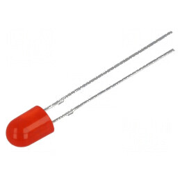 LED oval roșu 5,1x4,3mm 750-1560mcd 100/40° fără stoper | Electronic-mag.ro | Componente Electronice