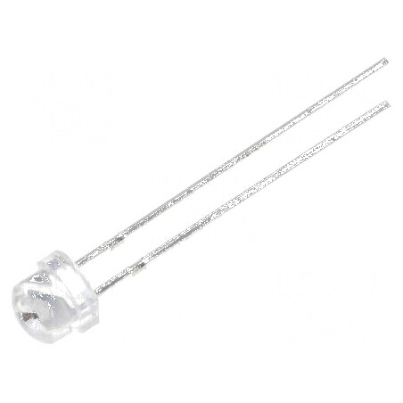 LED 4,8mm roșie 350-750mcd 100° convex | Electronic-mag.ro | Componente Electronice