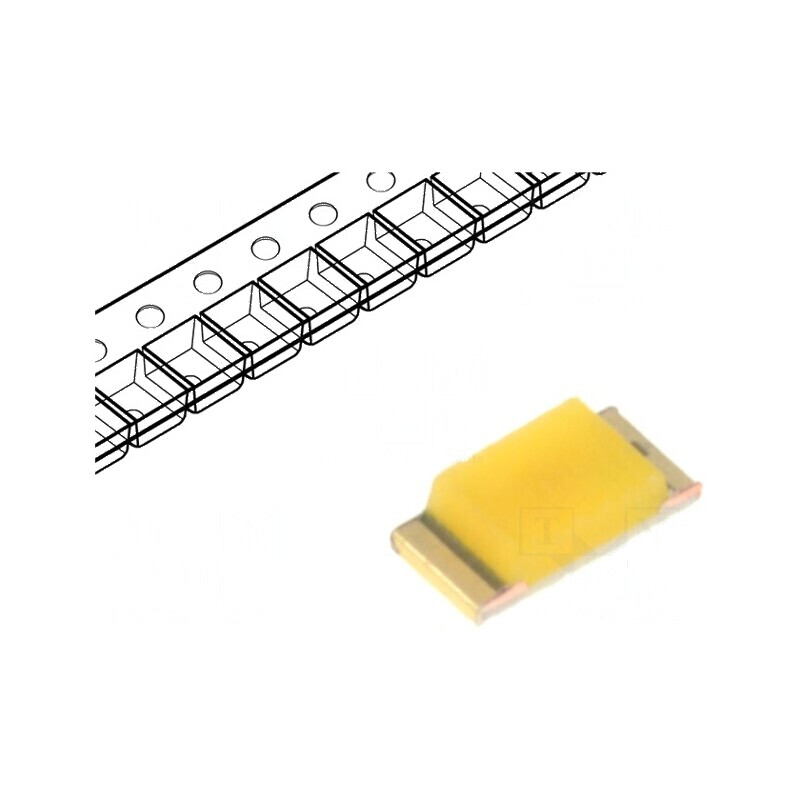 LED SMD 0603 Alb Cald 60-160mcd 120° 5mA 2,5-3,4VDC 68mW | Electronic-mag.ro | Componente Electronice