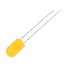 LED 5mm portocalie 220-330mcd 30° convex | Electronic-mag.ro | Componente Electronice