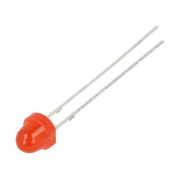 LED 5mm Roșie 220-330mcd 100° Convex Bullet | Electronic-mag.ro | Componente Electronice