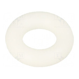 Garnitură O-ring silicon 2mm 4mm albă 60-160°C | Electronic-mag.ro | Componente Electronice