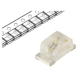 LED SMD 0603 Albastru 90-140mcd 1.6x0.8x0.68mm 120° 20mA | Electronic-mag.ro | Componente Electronice