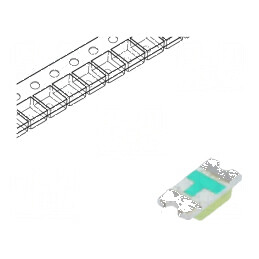 LED SMD 1206 Alb Rece 500-700mcd 8000-18000K 140° 20mA | Electronic-mag.ro | Componente Electronice