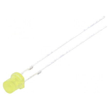 LED 3mm galben 68-100mcd 140° plat nr. term 2 | Electronic-mag.ro | Componente Electronice