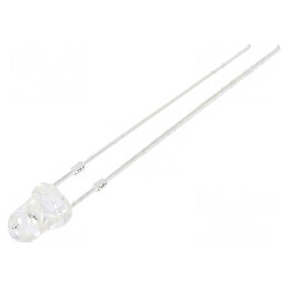 LED galben 3mm 330-500mcd 60° convex | Electronic-mag.ro | Componente Electronice