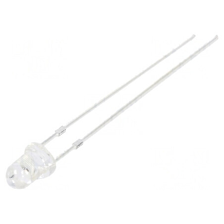 LED galben 3mm 330-500mcd 60° convex | Electronic-mag.ro | Componente Electronice