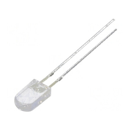 LED galben 2,43x5mm 330-500mcd 100° convex | Electronic-mag.ro | Componente Electronice