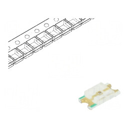 LED SMD 1206 Verde-Galben 18-100mcd 3,2x1,6x0,7mm 140° 20mA | Electronic-mag.ro | Componente Electronice