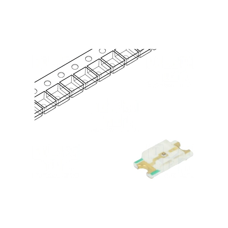 LED SMD 1206 Verde-Galben 18-100mcd 3,2x1,6x0,7mm 140° 20mA | Electronic-mag.ro | Componente Electronice