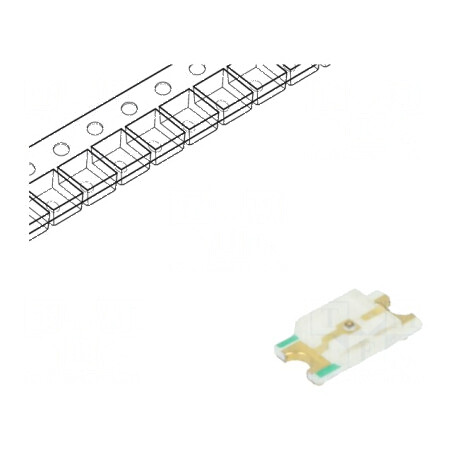 LED SMD 1206 Verde-Galben 18-100mcd 3,2x1,6x0,7mm 140° 20mA | Electronic-mag.ro | Componente Electronice