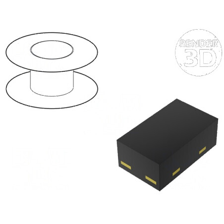 Diodă TVS 4.7V Bidirecțională DFN1006-2 SOD882 ESD | Electronic-mag.ro | Componente Electronice