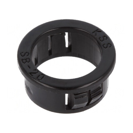 Manşon Ø 20mm Øorif 15,9mm negru | Electronic-mag.ro | Componente Electronice