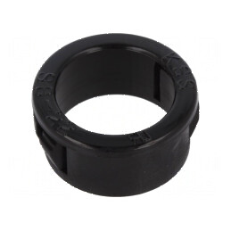 Manșon negru Ø 22,2mm pentru orificiu 17,5mm | Electronic-mag.ro | Componente Electronice