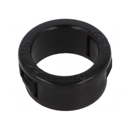 Manșon negru Ø 22,2mm pentru orificiu 17,5mm | Electronic-mag.ro | Componente Electronice