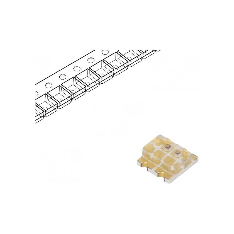 LED SMD 0606 galben/portocaliu 1,6x1,6mm 20mA | Electronic-mag.ro | Componente Electronice