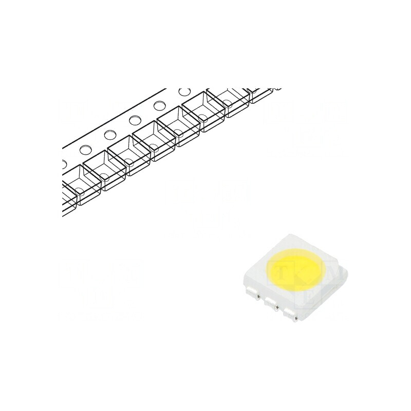 LED SMD 5050 PLCC6 Alb Neutru 3950-4600K 70mA 5850-12000mcd | Electronic-mag.ro | Componente Electronice